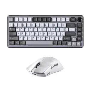 B75 PRO Wireless Mechanical Keyboard (Grey, Milk Switch) M2 Dual 8K Wireless Gaming Mouse (White) B75 PRO Wireless Mechanical Keyboard (Grey, Milk Switch) M2 Dual 8K Wireless Gaming Mouse (White)