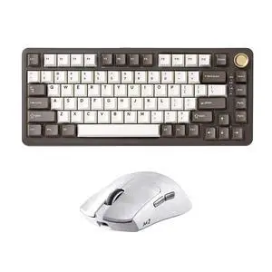 B75 PRO Wireless Mechanical Keyboard (Coffee Brown, Cocoa Cream V2 Switch) M2 Dual 8K Wireless Gaming Mouse (White) B75 PRO Wireless Mechanical Keyboard (Coffee Brown, Cocoa Cream V2 Switch) M2 Dual 8K Wireless Gaming Mouse (White)