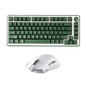 B75 PRO Wireless Mechanical Keyboard (Olive Green, Milk Switch) M2 Dual 8K Wireless Gaming Mouse (White) B75 PRO Wireless Mechanical Keyboard (Olive Green, Milk Switch) M2 Dual 8K Wireless Gaming Mouse (White)