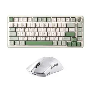 B75 PRO Wireless Mechanical Keyboard (Matcha Green, Cocoa Cream V2 Switch) M2 Dual 8K Wireless Gaming Mouse (White) B75 PRO Wireless Mechanical Keyboard (Matcha Green, Cocoa Cream V2 Switch) M2 Dual 8K Wireless Gaming Mouse (White)