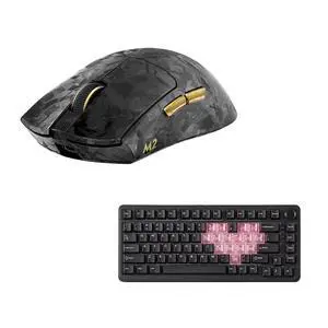 YUNZII M2 Dual 8K Wireless Gaming Mouse (Black) B75 PRO Wireless Mechanical Keyboard (Black Heart, MilkV2) YUNZII M2 Dual 8K Wireless Gaming Mouse (Black) B75 PRO Wireless Mechanical Keyboard (Black Heart, MilkV2)