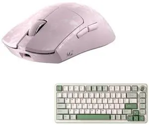 YUNZII M2 Dual 8K Wireless Gaming Mouse (Pink) B75 PRO Wireless Mechanical Keyboard (Matcha Green,MilkV2) YUNZII M2 Dual 8K Wireless Gaming Mouse (Pink) B75 PRO Wireless Mechanical Keyboard (Matcha Green,MilkV2)