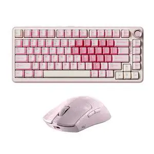 B75 PRO Wireless Mechanical Keyboard (Pink, Milk Switch) M2 Dual 8K Wireless Gaming Mouse (Pink) B75 PRO Wireless Mechanical Keyboard (Pink, Milk Switch) M2 Dual 8K Wireless Gaming Mouse (Pink)