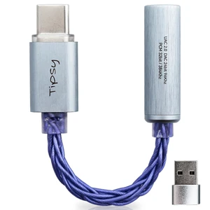 Tipsy Turbo 3 USBC to 3.5mm HiFi DAC Adapter, Dual DAC CX31993 + MAX97220, Compatible with iPhone 16/17 (USBC), Samsung/Pixel, iPad, Android, Laptops Tipsy Turbo 3 USBC to 3.5mm HiFi DAC Adapter, Dual DAC CX31993 + MAX97220, Compatible with iPhone 16/17 (USBC), Samsung/Pixel, iPad, Android, Laptops