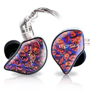 Tipsy M1 IEM for Audiophiles and Gaming, DualChamber Dynamic Driver, Bamboo Fiber Diaphragm, SkinFriendly Resin, Detachable 0.78 mm 2Pin Cable (C-Red) Tipsy M1 IEM for Audiophiles and Gaming, DualChamber Dynamic Driver, Bamboo Fiber Diaphragm, SkinFriendly Resin, Detachable 0.78 mm 2Pin Cable (C-Red)