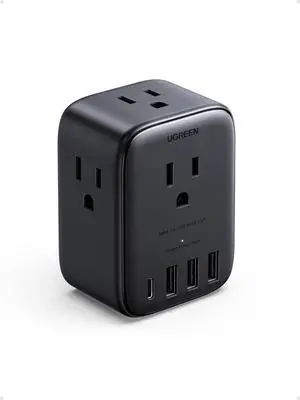 UGREEN 20W 8-Port Multi Outlet Extender Surge Protector Power Strip UGREEN 20W 8-Port Multi Outlet Extender Surge Protector Power Strip