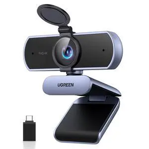 UGREEN 4K@30fps Webcam for PC Ultra HD Web Camera with Noise-canceling Mics UGREEN 4K@30fps Webcam for PC Ultra HD Web Camera with Noise-canceling Mics