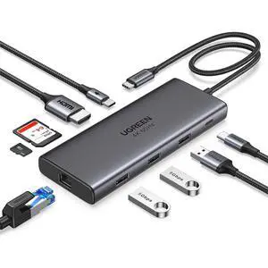 UGREEN Revodok Pro 9-in-1 USB-C Hub 10Gbps 4K HDMI UGREEN Revodok Pro 9-in-1 USB-C Hub 10Gbps 4K HDMI
