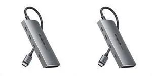 UGREEN Revodok USB C Hub 10Gbps, 4 Ports USB 3.2 Data Only Adapter, High Speed Multiport Splitter for MacBook Air/Pro, iMac, iPad Pro, iPhone 15/15 Pro, Galaxy S23, and More (Pack of 2) UGREEN Revodok USB C Hub 10Gbps, 4 Ports USB 3.2 Data Only Adapter, High Speed Multiport Splitter for MacBook Air/Pro, iMac, iPad Pro, iPhone 15/15 Pro, Galaxy S23, and More (Pack of 2)