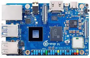 Orange Pi 4 Pro 6GB LPDDR5 8 Core 64 Bit Single Board Computer, 3TOPS AI NPU Allwinner A733 WiFi 6 & Bluetooth 5.4 Frequency 2.0GHz Mini PC Run Android, Linux, Orange Pi OS Orange Pi 4 Pro 6GB LPDDR5 8 Core 64 Bit Single Board Computer, 3TOPS AI NPU Allwinner A733 WiFi 6 & Bluetooth 5.4 Frequency 2.0GHz Mini PC Run Android, Linux, Orange Pi OS