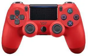 US version dual-vibration P4 game controller, European version computer six-axis P4 game controller, wireless Bluetooth P4 game controller red US version dual-vibration P4 game controller, European version computer six-axis P4 game controller, wireless Bluetooth P4 game controller red