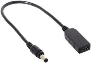 USB 3.1 Type C USB-C to 5.5*2.5mm Plug Cable UC-100-5525MM USB 3.1 Type C USB-C to 5.5*2.5mm Plug Cable UC-100-5525MM