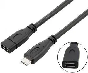 USB-C USB 3.1 Type C Male to Female Extension Data Cable for Mac Tablet Mobile Phone 20cm 6.6"feet USB-C USB 3.1 Type C Male to Female Extension Data Cable for Mac Tablet Mobile Phone 20cm 6.6"feet