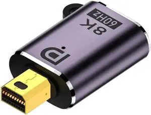 Mini DisplayPort 1.4 Male to DP Female 8K 60hz Adapter Ultra-HD UHD 4K 144hz 7680*4320 for Video PC Laptop Monitor Mini DisplayPort 1.4 Male to DP Female 8K 60hz Adapter Ultra-HD UHD 4K 144hz 7680*4320 for Video PC Laptop Monitor