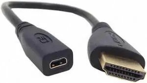 HD-026 20cm Micro HDMI socket Female to HDMI Male adapter Cable for TabletCell Phone HD-026 20cm Micro HDMI socket Female to HDMI Male adapter Cable for TabletCell Phone