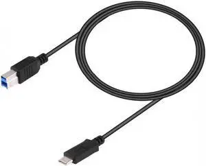 UC-115-BK USB-C USB 3.1 Type C Male Connector to USB Standard B Male Data Cable for MacLaptop Black UC-115-BK USB-C USB 3.1 Type C Male Connector to USB Standard B Male Data Cable for MacLaptop Black