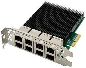 PCIe x4 eight-port industrial camera vision network card I350AM4 vision acquisition card supports iSCSI PXE PCIe x4 eight-port industrial camera vision network card I350AM4 vision acquisition card supports iSCSI PXE
