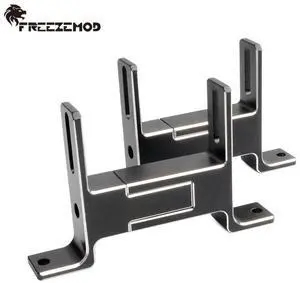 PJ-LSZJ Universal All-Aluminum Desktop Radiator Bracket, CNC Machined Water Cooling Mount for PC Builds PJ-LSZJ Universal All-Aluminum Desktop Radiator Bracket, CNC Machined Water Cooling Mount for PC Builds