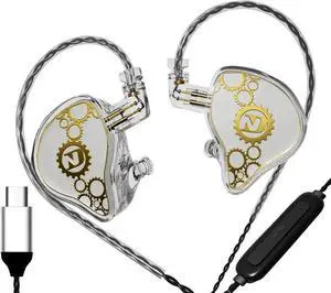 Aomoproing ND IEM,in Ear Monitor Earphones, High Performance Dynamic Headphones,iems for Gaming,Wired Earbuds with Microphone WhiteType C with mic Aomoproing ND IEM,in Ear Monitor Earphones, High Performance Dynamic Headphones,iems for Gaming,Wired Earbuds with Microphone WhiteType C with mic