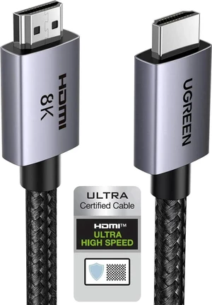 8K HDMI 2.1 Cable 48Gbps Certified Ultra High Speed HDMI Cord Aluminum, 4K@240Hz 120Hz 10K 8K@60Hz, HDCP 2.2&2.3, eARC HDR 10 Dolby Compatible with PS5/Blu-ray/Roku TV/Switch 2/Mac mini 1.6FT 33FT 8K HDMI 2.1 Cable 48Gbps Certified Ultra High Speed HDMI Cord Aluminum, 4K@240Hz 120Hz 10K 8K@60Hz, HDCP 2.2&2.3, eARC HDR 10 Dolby Compatible with PS5/Blu-ray/Roku TV/Switch 2/Mac mini 1.6FT 33FT