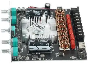 2X XY-S350H 2.1 Channel TPA3251 Bluetooth Power Amplifier Board High Bass Subwoofer 220Wx2+350W 2X XY-S350H 2.1 Channel TPA3251 Bluetooth Power Amplifier Board High Bass Subwoofer 220Wx2+350W