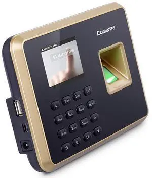 Employee Time Clock with Fingerprint Scanner - Biometric Attendance System for Small Business, Punch In/Out Tracker, USB Data Export to Excel/Payroll, No Monthly Fee Employee Time Clock with Fingerprint Scanner - Biometric Attendance System for Small Business, Punch In/Out Tracker, USB Data Export to Excel/Payroll, No Monthly Fee