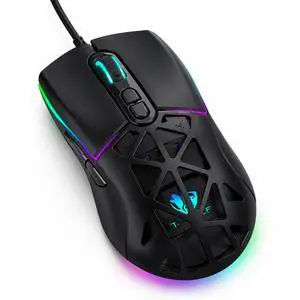 G520 Honeycomb Gaming Mouse - RGB LED Backlit Lightweight Wired Mouse with Magnetic Removable Cover, Macro Software Support for PC Gamer G520 Honeycomb Gaming Mouse - RGB LED Backlit Lightweight Wired Mouse with Magnetic Removable Cover, Macro Software Support for PC Gamer