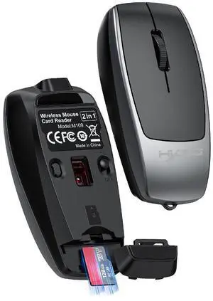 M109 Bluetooth Wireless Mouse with TF Card Reader, 2TB Storage Expansion Portable Mouse, Multi-System Compatible Computer Mouse for Laptop PC Tablet M109 Bluetooth Wireless Mouse with TF Card Reader, 2TB Storage Expansion Portable Mouse, Multi-System Compatible Computer Mouse for Laptop PC Tablet
