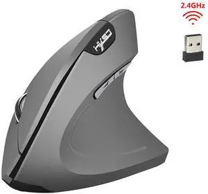 Wireless Vertical Ergonomic Mouse, 2.4GHz Computer Mouse with Comfortable Wrist Support Design, Portable Office Mouse grey Wireless Vertical Ergonomic Mouse, 2.4GHz Computer Mouse with Comfortable Wrist Support Design, Portable Office Mouse grey