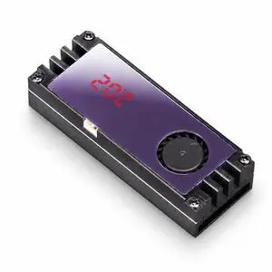 M.2 SSD Cooler with Turbo Fan, NVMe Heatsink with Thermal Pad for M.2 Solid State Drive, Active Cooling Solution for PCIe SSD Gaming PC (Black) M.2 SSD Cooler with Turbo Fan, NVMe Heatsink with Thermal Pad for M.2 Solid State Drive, Active Cooling Solution for PCIe SSD Gaming PC (Black)