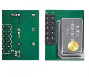 High Precision TCXO External Clock Module PPM0.1 for HackRF One SDR Radio Experiment - Temperature Compensated Crystal Oscillator with DIP Package High Precision TCXO External Clock Module PPM0.1 for HackRF One SDR Radio Experiment - Temperature Compensated Crystal Oscillator with DIP Package