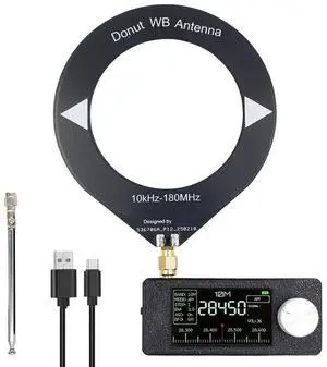 SI4732 Portable Shortwave Radio Receiver, Pocket-Size AM FM SSB LSB USB Multi-Band Radio 10kHz-180MHz, HF SW MW VHF Full Band Scanner with Loop Antenna and Digital Display(Black) SI4732 Portable Shortwave Radio Receiver, Pocket-Size AM FM SSB LSB USB Multi-Band Radio 10kHz-180MHz, HF SW MW VHF Full Band Scanner with Loop Antenna and Digital Display(Black)