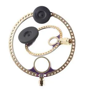 Donut Mini Loop Antenna, UV UHF VHF FM High Frequency Ring Antenna Kit, Compact Radio Signal Receiving Antenna for DIY Wireless Projects Donut Mini Loop Antenna, UV UHF VHF FM High Frequency Ring Antenna Kit, Compact Radio Signal Receiving Antenna for DIY Wireless Projects