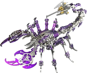 3D Metal Puzzles for Adults,Mechanical Model Scorpion King Purple | 3D Puzzles for Adults Mechanical Model Kit Scorpion King Purple,Simple Metal Model Kits Ideal for Gifts and Decor for Adult 3D Metal Puzzles for Adults,Mechanical Model Scorpion King Purple | 3D Puzzles for Adults Mechanical Model Kit Scorpion King Purple,Simple Metal Model Kits Ideal for Gifts and Decor for Adult