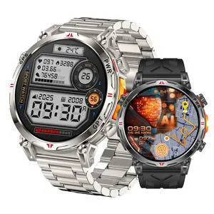 KC93 Outdoor Sports Smart Watch, Compass & Bluetooth Calling, Heart Rate Blood Oxygen Monitor, GPT-Enabled Rugged Smartwatch for Men(Silver) KC93 Outdoor Sports Smart Watch, Compass & Bluetooth Calling, Heart Rate Blood Oxygen Monitor, GPT-Enabled Rugged Smartwatch for Men(Silver)