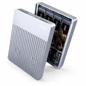 ITGZ USB 3.1 M.2 4-Bay SSD Enclosure, 10Gbps NVMe External Box, Dual Turbo Silent Fans, Aluminum Alloy, Supports Four Drives Simultaneous Read/Write, 32TB Capacity ITGZ USB 3.1 M.2 4-Bay SSD Enclosure, 10Gbps NVMe External Box, Dual Turbo Silent Fans, Aluminum Alloy, Supports Four Drives Simultaneous Read/Write, 32TB Capacity