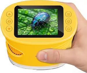 Temodu Kids Microscope 2.0" Screen 1000X Digital Microscope for Kids, Mini Pocket Handheld Microscopes for Children Birthday Festival Gift, Science Education Fun Toys for Boys Girls Ages 4-12 Temodu Kids Microscope 2.0" Screen 1000X Digital Microscope for Kids, Mini Pocket Handheld Microscopes for Children Birthday Festival Gift, Science Education Fun Toys for Boys Girls Ages 4-12