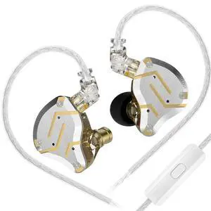 Linsoul KZ ZS10 Pro, 4BA+1DD 5 Driver in Ear Monitor, HiFi Wired Earbuds, Gaming Earbuds, Hybrid IEM Earphones with Stainless Steel Faceplate, Detachable Cable for Musician(with Mic) Linsoul KZ ZS10 Pro, 4BA+1DD 5 Driver in Ear Monitor, HiFi Wired Earbuds, Gaming Earbuds, Hybrid IEM Earphones with Stainless Steel Faceplate, Detachable Cable for Musician(with Mic)