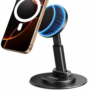 UGREEN Magnetic Phone Stand for MagSafe, Height Adjustable iPhone Stand for Desk with 360° Rotation Compatible for iPhone 17 Air 16 Pro 15 Pro Max 14 Plus 13 12 and MagSafe Case(Black) UGREEN Magnetic Phone Stand for MagSafe, Height Adjustable iPhone Stand for Desk with 360° Rotation Compatible for iPhone 17 Air 16 Pro 15 Pro Max 14 Plus 13 12 and MagSafe Case(Black)
