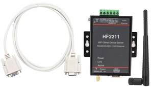 HF2211, HF2211 Serial Device Server, RS232/485/422 to WiFi and Ethernet DTU Short Message Communication Module, 5-36VDC Serial Data, Device Servers HF2211, HF2211 Serial Device Server, RS232/485/422 to WiFi and Ethernet DTU Short Message Communication Module, 5-36VDC Serial Data, Device Servers