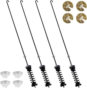 W10780048 Washer Suspension Rod Kit, 4-Pack Shock Absorber Replacement for Compatible Washing Machines W10780048 Washer Suspension Rod Kit, 4-Pack Shock Absorber Replacement for Compatible Washing Machines