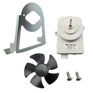 W10181323 Refrigerator Condenser Fan Motor Fit for Whirlpool May-tag Fit for KitchenAid Fit for Jenn-Air A-mana with Fan Blade Mounting Bracket Replace 14211095 1455822 AP4330510 1Set W10181323 Refrigerator Condenser Fan Motor Fit for Whirlpool May-tag Fit for KitchenAid Fit for Jenn-Air A-mana with Fan Blade Mounting Bracket Replace 14211095 1455822 AP4330510 1Set