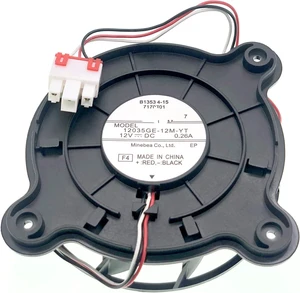 12035GE-12M-YT Refrigerator Cooling fan Motor Compatible with Samsung Haier Refrigerator, 3-Wire Variable Frequency Refrigerator Cooling Fan DC 12V 0.26A 100x100mm 2-Year Warranty 12035GE-12M-YT Refrigerator Cooling fan Motor Compatible with Samsung Haier Refrigerator, 3-Wire Variable Frequency Refrigerator Cooling Fan DC 12V 0.26A 100x100mm 2-Year Warranty