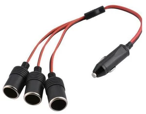 4 In 1 Car Charger Cigarette Lighter Splitter Female Socket Plug Power Adapter Connector Auto Cable Input 12V 24V Socket 4 In 1 Car Charger Cigarette Lighter Splitter Female Socket Plug Power Adapter Connector Auto Cable Input 12V 24V Socket
