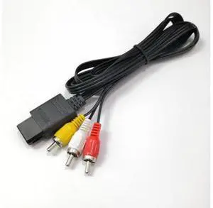 Full for N64 SNES Gamecube 1.8M 6FT RCA AV TV Audio Video Stereo Cable Cord for Nintendo 64 Consoles Gadget Full for N64 SNES Gamecube 1.8M 6FT RCA AV TV Audio Video Stereo Cable Cord for Nintendo 64 Consoles Gadget