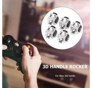 5pcs 3D Thumb Joystick Rocker Game Handle Repair Parts for Xbox 360 Gaming Controller Gamepad 3D Analog Joystick Module 5pcs 3D Thumb Joystick Rocker Game Handle Repair Parts for Xbox 360 Gaming Controller Gamepad 3D Analog Joystick Module