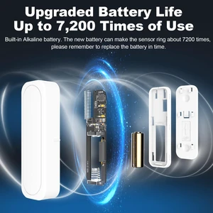 Door Chime, Door Opened Alarm for Business & Home Safety 600FT Range Door Open Sensor with 58 Chimes, 5 Volume Levels. 4 Sensors + 1 Receiver for Multi-door, Kids & Dementia Safety Door Chime, Door Opened Alarm for Business & Home Safety 600FT Range Door Open Sensor with 58 Chimes, 5 Volume Levels. 4 Sensors + 1 Receiver for Multi-door, Kids & Dementia Safety