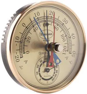 Max Min Thermometer and Hygrometer - Ideal Greenhouse Thermometer and Humidity Meter to Monitor Maximum and Minimum Temperatures and Humidity Easily Wall Mounted Max Min Thermometer and Hygrometer - Ideal Greenhouse Thermometer and Humidity Meter to Monitor Maximum and Minimum Temperatures and Humidity Easily Wall Mounted