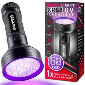 UV Flashlight Black Light from 68 LED Blacklight Flashlight Dog/Cat Pet Urine Detector, Scorpion, Bed Bug, Resin Curing, Dog Stain, and Carpet Odor Eliminator Remover, ID Checking_XR68 UV Flashlight Black Light from 68 LED Blacklight Flashlight Dog/Cat Pet Urine Detector, Scorpion, Bed Bug, Resin Curing, Dog Stain, and Carpet Odor Eliminator Remover, ID Checking_XR68
