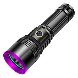 Alonefire SV87 Torcia UV 365nm Professionale 5W: Luce Nera Zoomabile USB-C Per Rilevare Urina, Minerali E Indurire Resina, Con Batteria Ricaricabile Inclusa